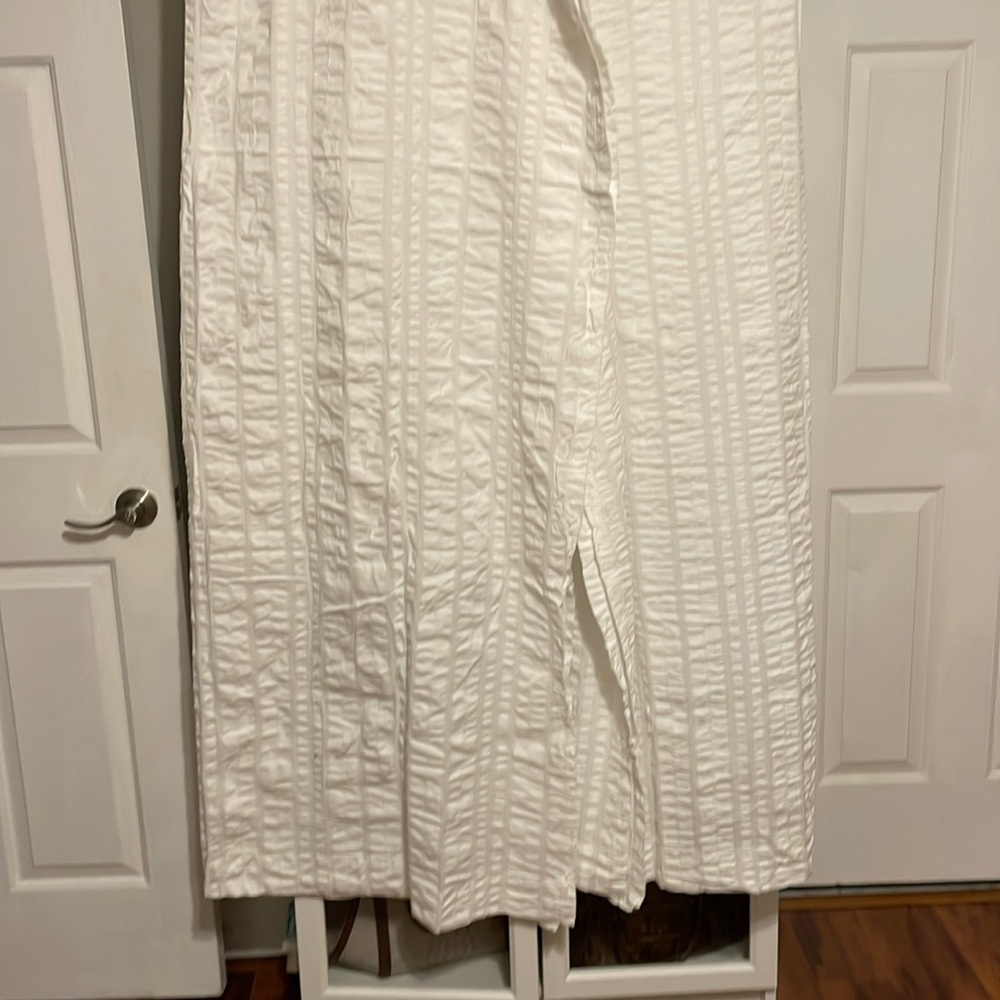 White curtains